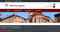 Desktop Screenshot of comune.carmagnola.to.it